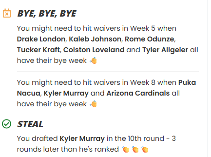 AndrewErickson_'s tweet image. lmao kyler falling three rounds haha 

hes inflicted so much pain to fantasy managers🤣