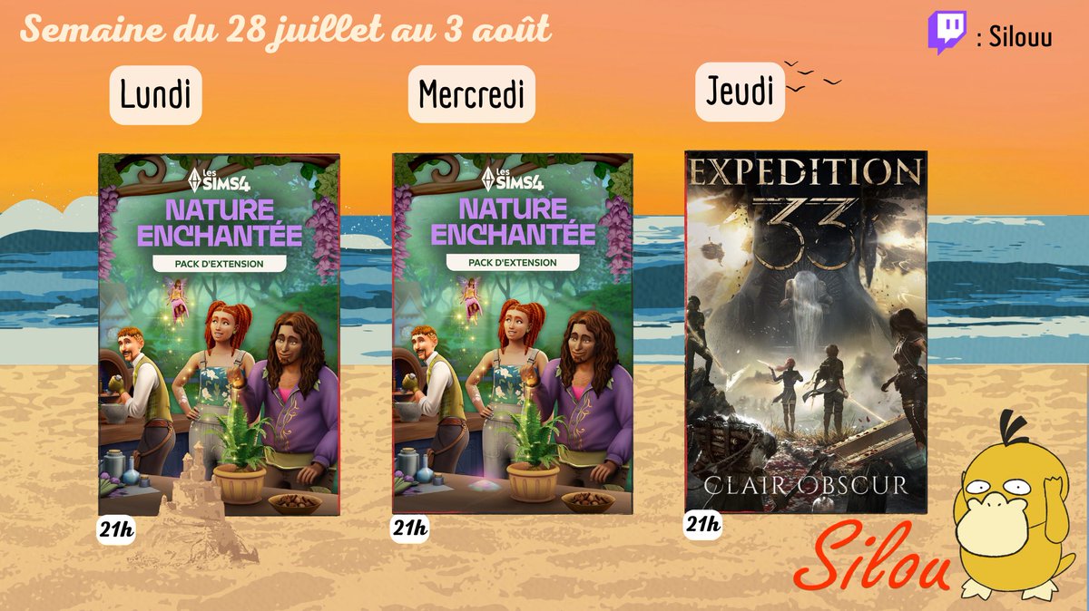 _Canard_Fou's tweet photo. Programme light cette semaine, avec un live ce lundi. C'est ma dernière avant une pause de 3 semaines car je serai en Ecosse ! On en parlera ;) https://t.co/NZ0ExhkSeA