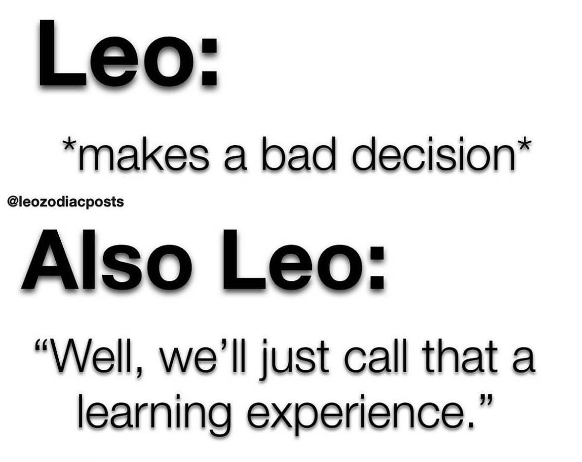 #Leo facts 👏🏼