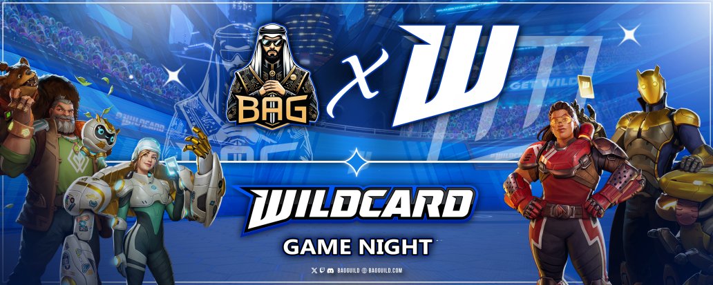 🤖 BAG Guild &amp; <a href="/PlayWildcard/">Wildcard LIVE on Steam</a> Game Night 🤖

Join us and get ready for the ultimate showdown ⚔️🔥
Strategy, chaos, and surprises await 👀
🗓️ 7/29/2025
📍 6:00 PM UTC
📣 Game Night  WILDCARD Edition

🎁 Rewards on the line:
• Nomad Points :Nomad: 
• 🎮 Epic moments with the