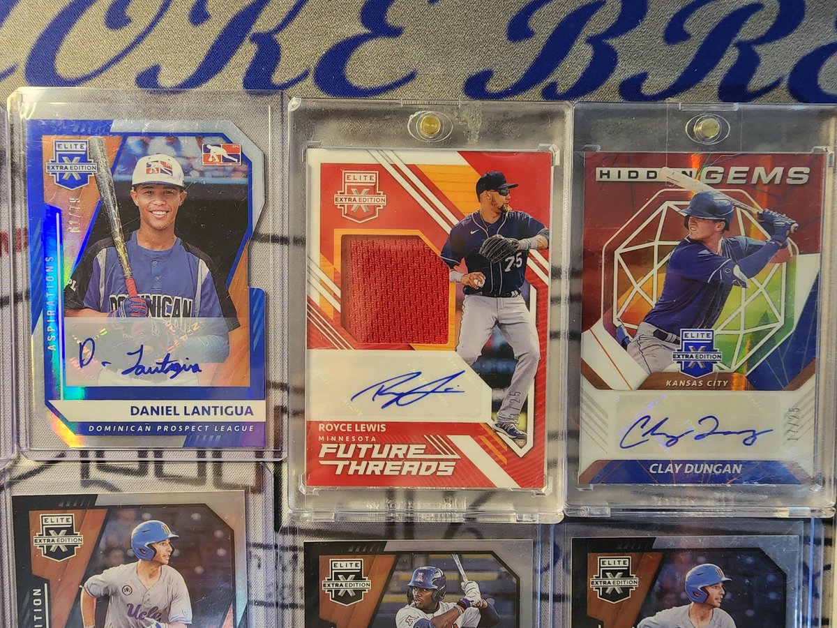 #SmokeBreaks Mitch Mazur (@footballcrdonly) on Twitter photo Sweet Box of EEE ⚾️ at #SmokeBreaks! Congrats <a href="/CDoc122/">Chris</a> on the Lewis RPA /25! 💪💥 + Sabato & Lile! <a href="/kartelcards/">Kris Schneider</a> got Dungan /25! + Lantiguia /79, Williams, Brunswick! <a href="/TCovCards11/">TCovCards</a> got Schwartz & Jarvis! <a href="/90sNicheFBCards/">Bryan Mc</a> got Schwartz & Tamares! <a href="/CrattyPatty25/">CrattyCards</a> <a href="/JayrCards/">Harry</a> <a href="/17langeb/">BJ Langenbau</a> Sweet Box of EEE ⚾️ at #SmokeBreaks! Congrats <a href="/CDoc122/">Chris</a> on the Lewis RPA /25! 💪💥 + Sabato & Lile! <a href="/kartelcards/">Kris Schneider</a> got Dungan /25! + Lantiguia /79, Williams, Brunswick! <a href="/TCovCards11/">TCovCards</a> got Schwartz & Jarvis! <a href="/90sNicheFBCards/">Bryan Mc</a> got Schwartz & Tamares! <a href="/CrattyPatty25/">CrattyCards</a> <a href="/JayrCards/">Harry</a> <a href="/17langeb/">BJ Langenbau</a>