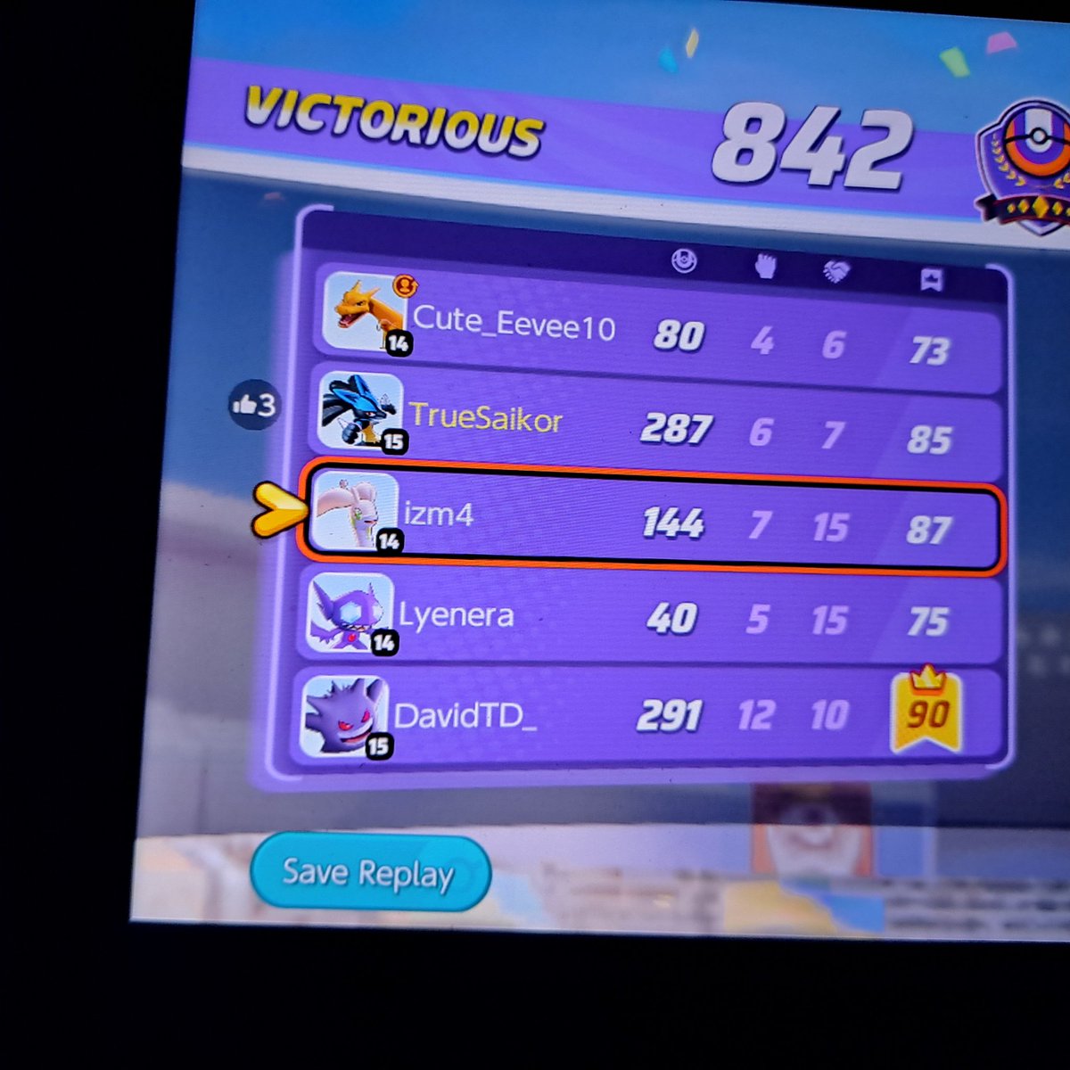 TrueSaikor's tweet image. I didnt get mvp, but they're all giving me likes cuz they know I saved the match 😭