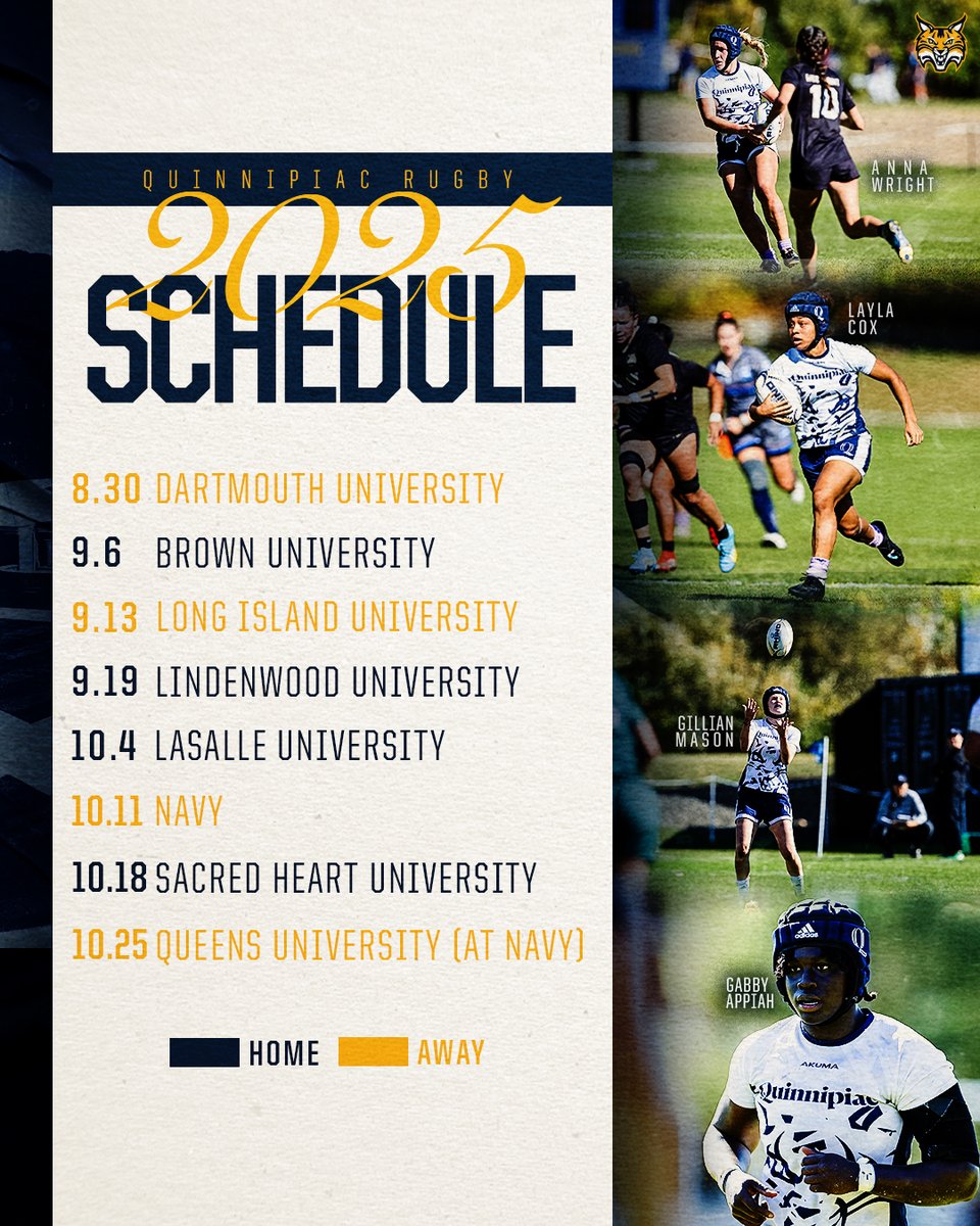 Our 2025 fall schedule is here!

📝 READ: bit.ly/4m0OL88

Check out our 8️⃣-game slate, which begins on Aug. 30 at Dartmouth ↓
