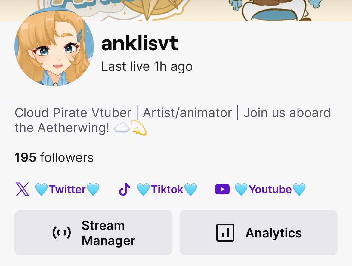 AnklisVT's tweet image. WAIT HUHHH- WHEN DID THIS HAPPEN??

We’re so close guys!!! 200 follower karaoke before end of august??

(also thank you for 2 awesome months of streaming i appreciate you all 🩵)