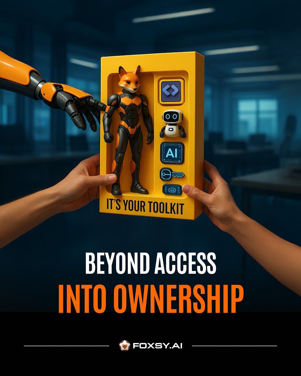 foxsy_ai's tweet image. Some platforms just ship content.
Foxsy ships capability ⚙️
You don’t just use the tools — you own them 🔑
AI models, robot APIs, and verified datasets are just the beginning 🚀
#EdTechRevolution #OwnYourLearning