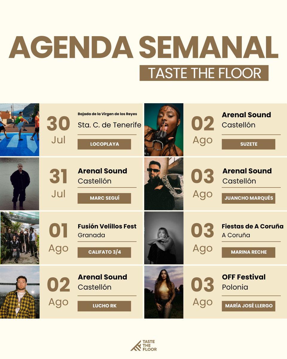 📆AGENDA TASTE📆