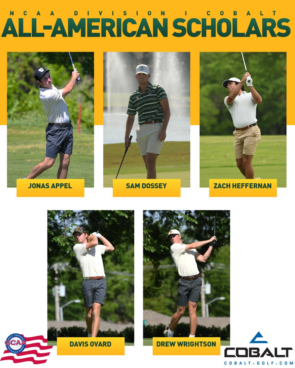 The Bears are ☝️ of just ✌️@big12conference teams to have at least ✋ All-American Scholars! 

One of just 7️⃣ power-conference teams with 5️⃣ representatives, <a href="/BearCoachMcGraw/">Mike McGraw</a> has now had multiple AA Scholars in all 11 of his seasons at Baylor 

#SicEm🐻⛳️🏌️‍♂️ | <a href="/GolfCoachesAssn/">GCAA</a>