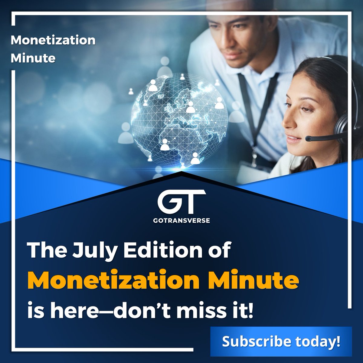 Gotransverse's tweet image. Have you read the July edition of Monetization Minute?
This one is essential:
• Hybrid pricing is gaining traction
• Agentic AI is rewriting monetization rules
If you haven't yet to read it, now is the time.
🔗 Read the July issue - hubs.la/Q03y5bC10