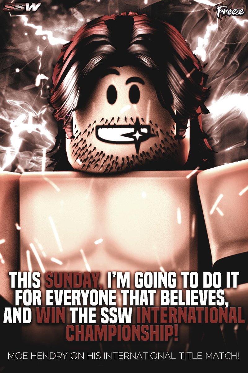 DO YOU BELIEVE? 🙌

Earlier today, <a href="/Man1k_01/">Man of a thousand Gimmicks</a> spoke about his upcoming International Championship match against #AlexSwan on Sunday!

With the title on the line, will Moe Hendry come out on top as the NEWEST Inter Champion, and pave the way for the future?

#SSW2025 ⛓️