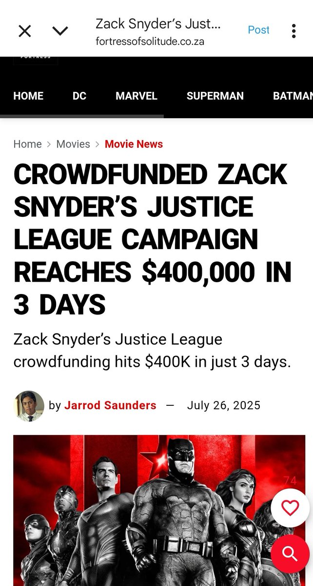 KishanNavadiya4's tweet photo. But I was told Snyderverse is dead🤡

#RestoreTheSnyderVerse 🤷 https://t.co/4jCF1vh5tL
