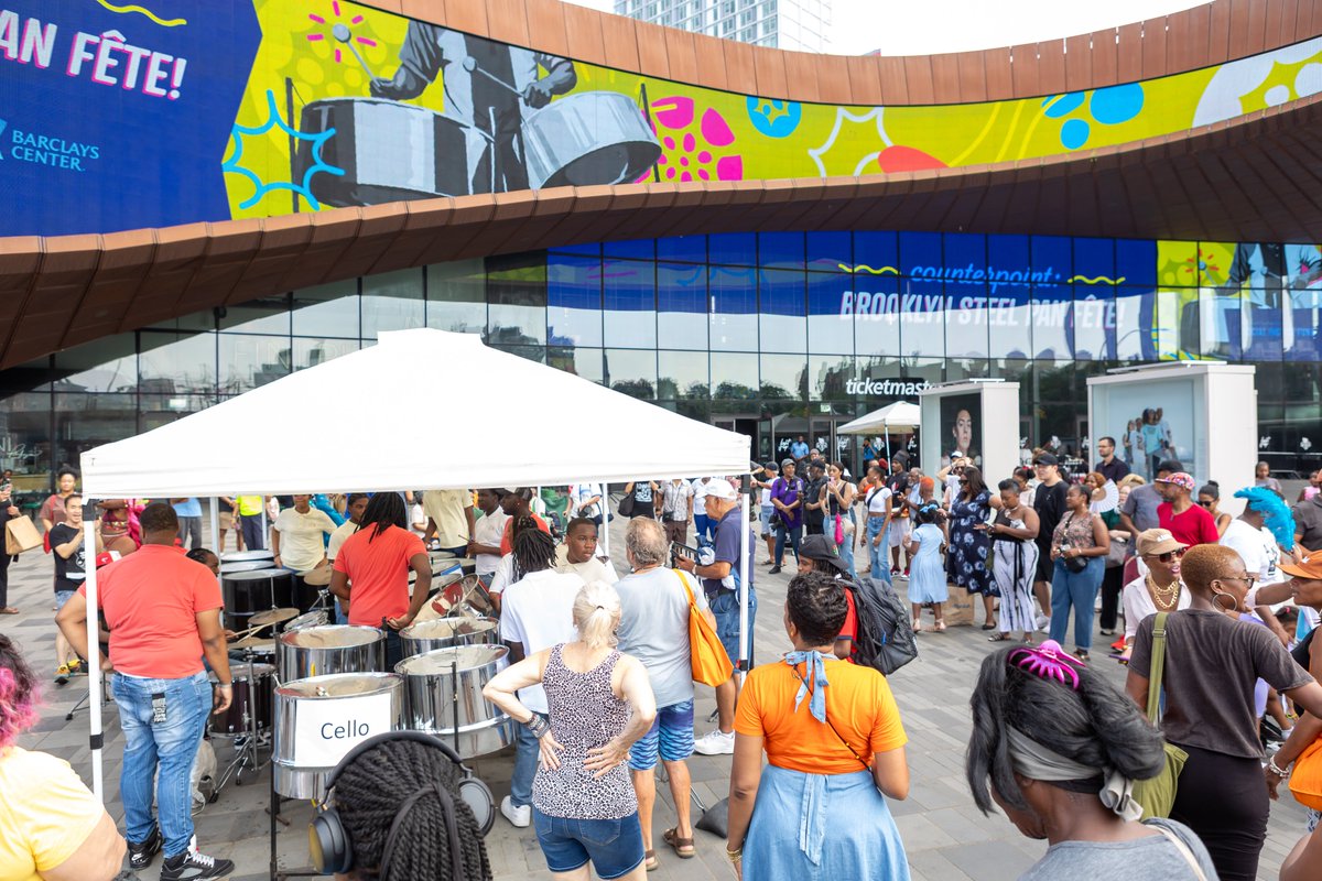 Counterpoint: Steelpan Féte lit up July 27 with steel orchestras, youth ensembles, carnival performers, and family-friendly workshops. A vibrant celebration of music, culture, and community filled the heart of Brooklyn.
