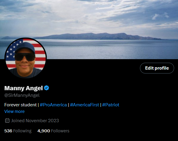 SirMannyAngel's tweet image. The road to 5K is within reach.

Just 100 more to go!

Thank you to all 4,900 of you who have followed me on this wild ride called X.

I appreciate you all!

#ThankYou #Appreciative #Grateful