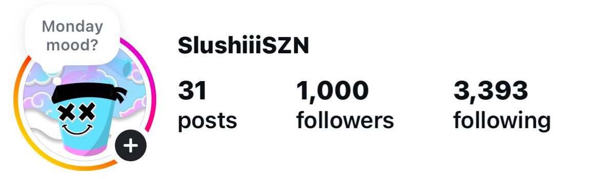 Guysssss we did it we officially hit 1k on Instagram ws in the chat!🥹🙏🫶