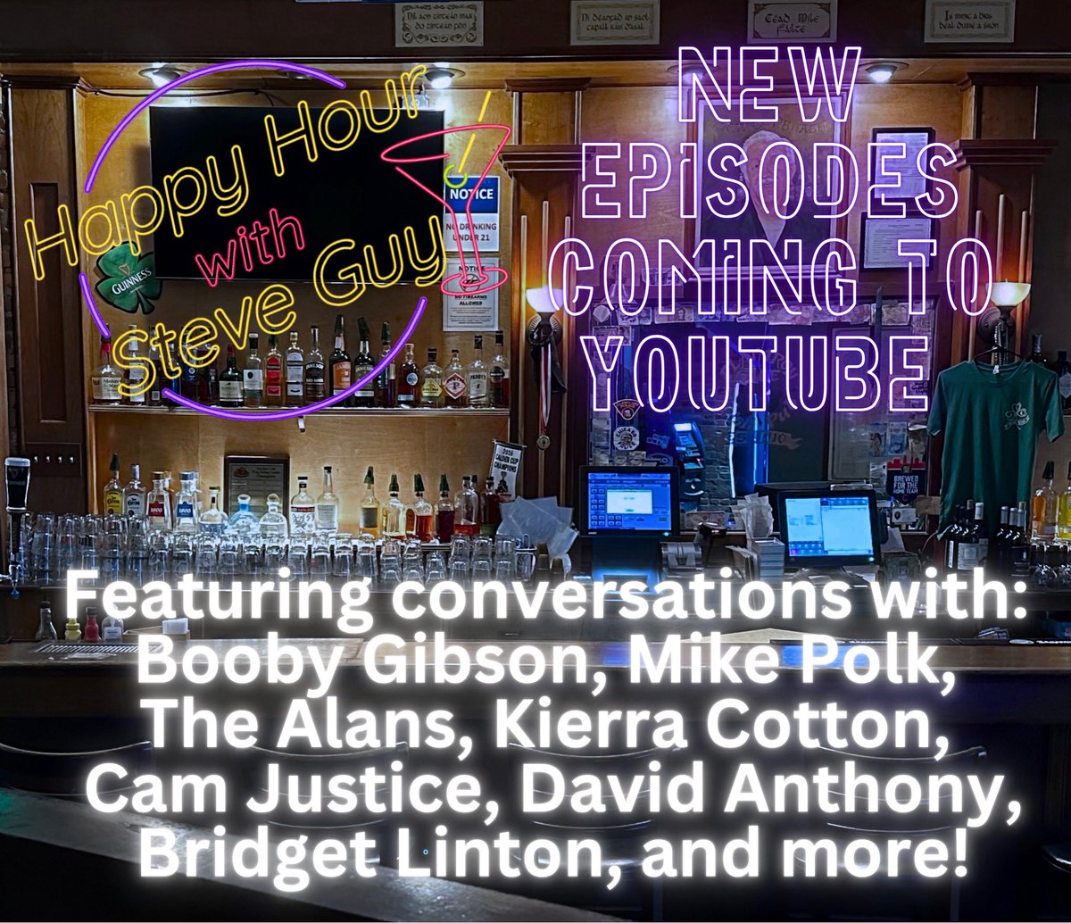 We’ll be on a break the next several weeks from our tapings of Happy Hour, BUT we’ve got plenty of new episodes that will be hitting our YouTube channel! 
Subscribe &amp; get notifications as we have plenty of fun that will be dropping in the coming weeks!

youtube.com/@happyhourwith…