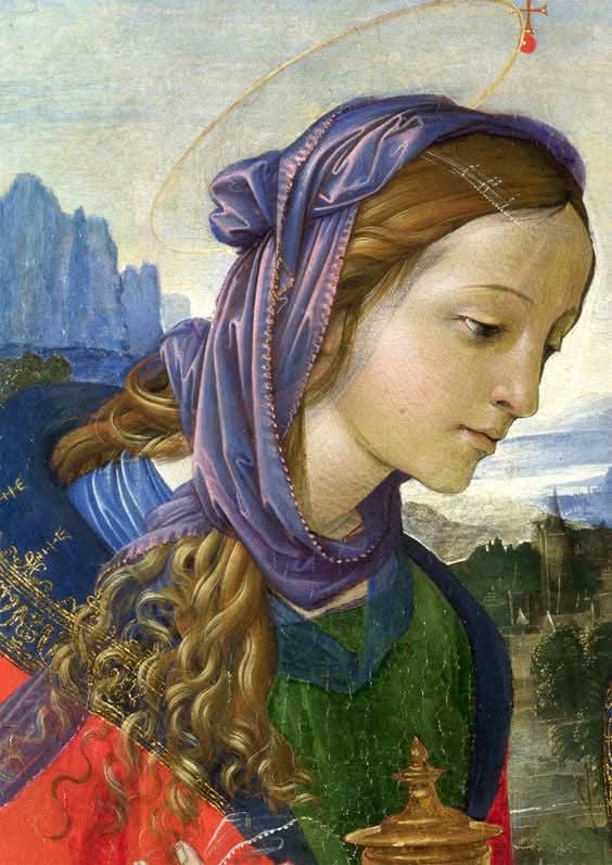 Raffaellino del Garbo 1460 1532 Madonna col Bambino Dettaglio