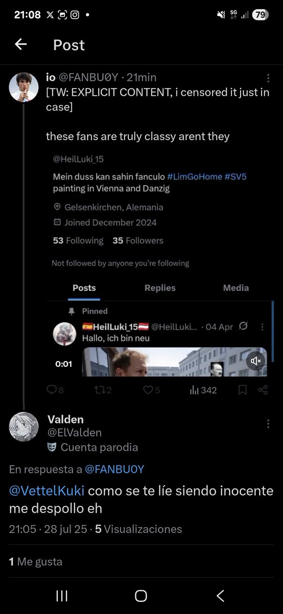 VettelKuki's tweet image. Me vas a buscar la ruina imbécil @HeilLuki_15