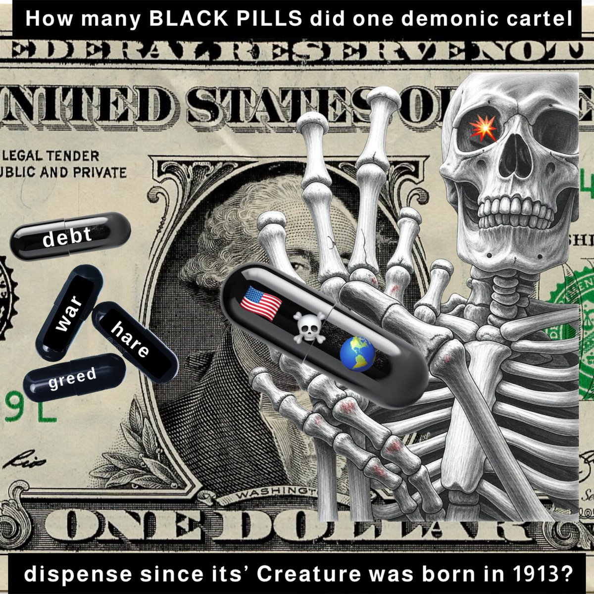 Given the love and worship of money, power, materialism and control is the root cause of all evil in this world, shouldn’t it stand to perfect reason dark forces and principalities of evil in this world would design a powerful control engine, call it a monetary system, replace