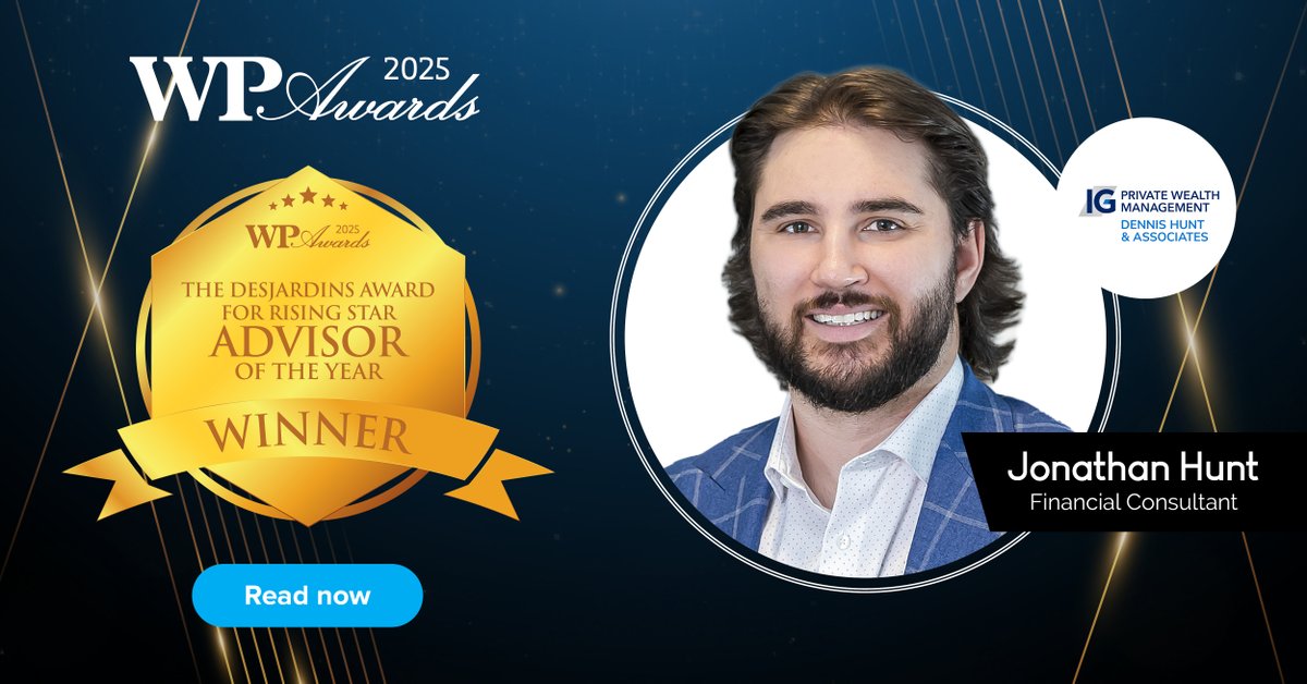 👏 Join us in congratulating Jonathan Hunt on being named the Desjardins Rising Star Advisor of the Year at the #WPAwardsCA 2025!

hubs.la/Q03yCtZ30