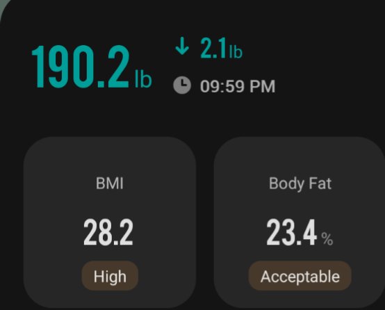 From 240 to this in 4 months! 

Still got a lil ways to go. 

Also, none of my jeans fit anymore 🤣 from a 38 waist to almost a 32!