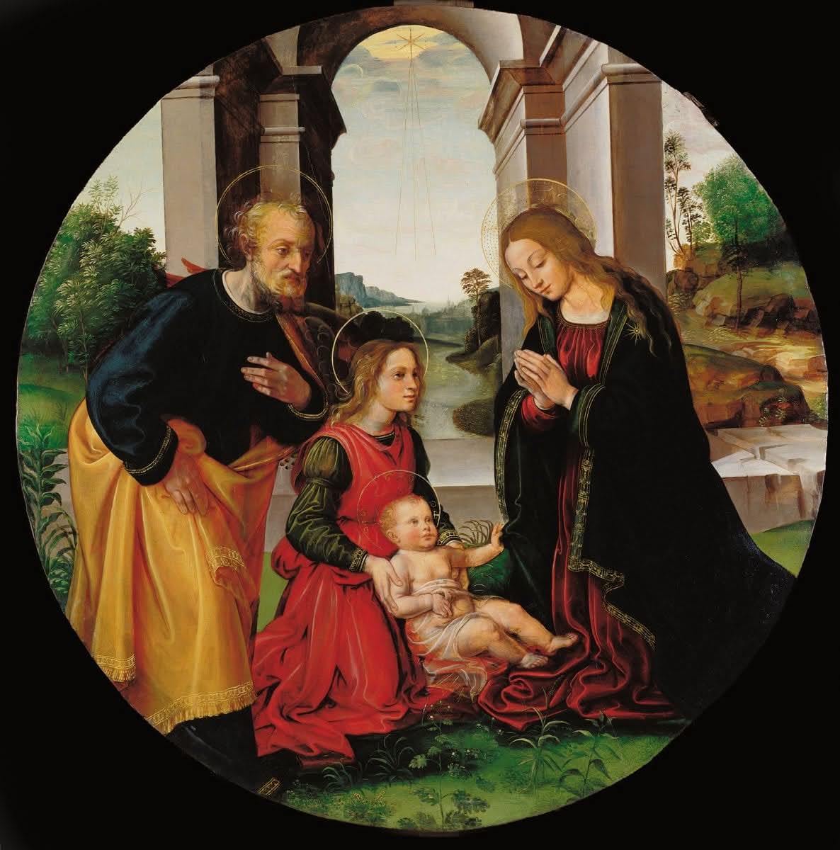 Raffaellino del Garbo 1469 1532 Sacra Famiglia