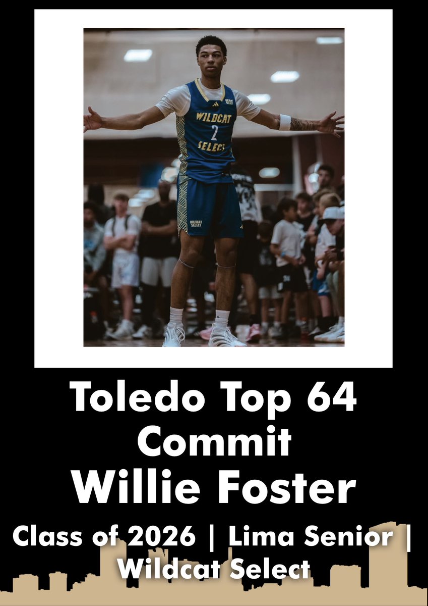 Toledo Top 64 (@toledotop_64) on Twitter photo 6'2 Willie Foster (2026) will be at the 2025 Toledo Top 64!!!
<a href="/Willie_Foster1/">Willie Foster</a> <a href="/Spartanhoops419/">Lima Senior Boys Basketball</a> <a href="/wildcatselect/">Wildcat Select</a> 6'2 Willie Foster (2026) will be at the 2025 Toledo Top 64!!!
<a href="/Willie_Foster1/">Willie Foster</a> <a href="/Spartanhoops419/">Lima Senior Boys Basketball</a> <a href="/wildcatselect/">Wildcat Select</a>