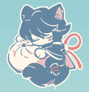mokki961's tweet image. 重画了一个更适合封底的，原本的那个可能会修一下印袋子？（上次only没拿到惇曹袋子的怨念导致特别想做塑料袋