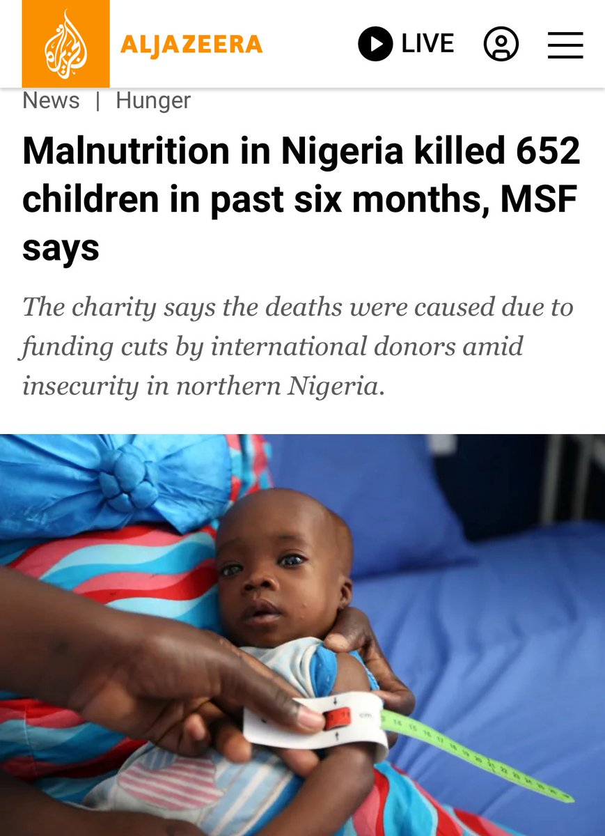 The 652 dead children from malnutrition were from my state of Katsina alone. It may not rival Gaza but large swathes of Northern Nigeria are facing hunger/malnutrition largely due to abject poverty.
Displaced persons are supposed to be taken care of by the governments