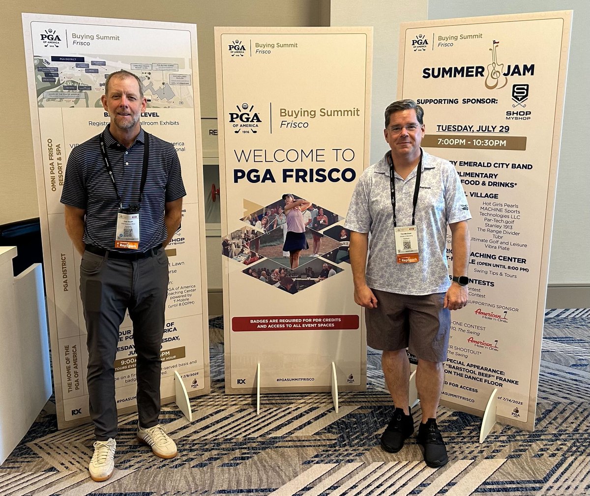 repsparkhq's tweet photo. We’ve arrived in Frisco, TX! The RepSpark team is on the ground at the PGA Buying and Education Summit—ready to connect, learn, and help brands and retailers grow their wholesale business.

#PGAshow #RepSpark #WholesaleGrowth #B2BCommerce #WholesaleEcommerce #PGA2025 https://t.co/epr4u4haBT