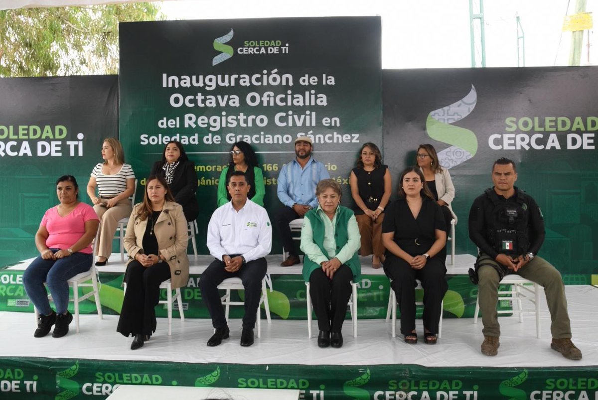 En el marco de la conmemoración del 166 aniversario de la creación del Registro Civil en México; se puso en funcionamiento la octava Oficialía del Registro Civil en la colonia Santo Tomás para contar con trámites accesibles y gratuitos.
 
#SoledadCercaDeTi #SoledadSinLimites
