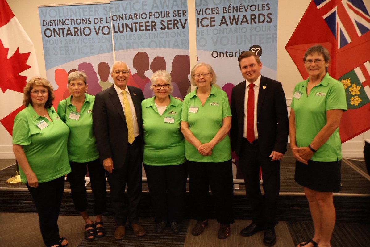Volunteering isn’t just about giving back—it’s about building forward.

I was happy to join Minister <a href="/VictorFedeli/">Victor Fedeli</a> to congratulate the 46 Volunteer Service Award recipients and the June Callwood Award honouree recognized in North Bay.