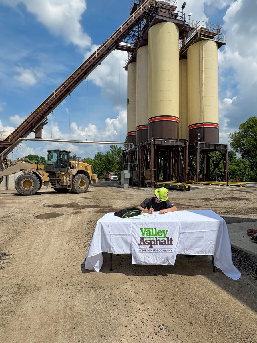 Big congrats to Dakota on signing full-time with Valley Asphalt🎉👷‍♂️

After graduating from Ohio Valley Career &amp; Technical Center and proving himself on the job the past few months, he’s ready for the next big step. Welcome aboard!