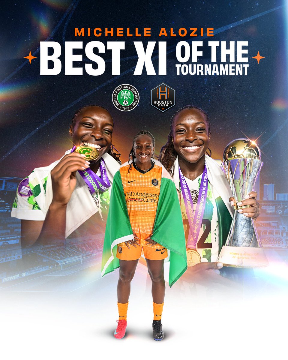 Never in doubt ✨

<a href="/alozieee/">michelle alozie</a> has been named to the <a href="/CAFwomen/">CAF Women’s Football</a> Best XI of the Tournament 🇳🇬