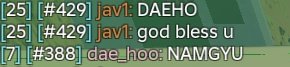 218lovr's tweet image. To the Daeho that carried me while i was wearing a Namgyu skin. I love u