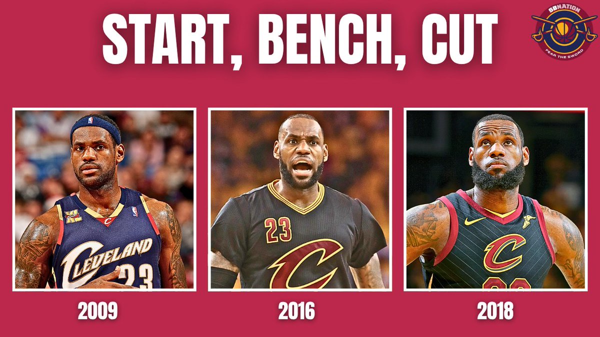 FearTheSword's tweet image. Choose from LeBron&apos;s peaks in Cleveland