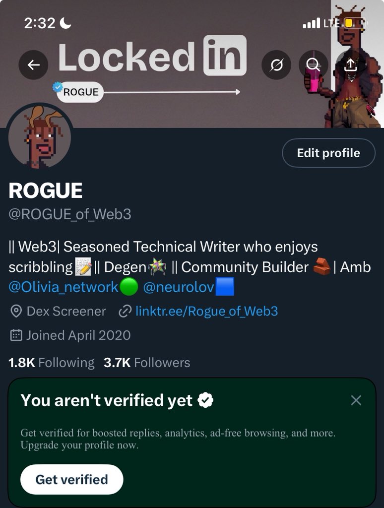 ROGUE_of_Web3's tweet image. For the second time in 3days my premium subscription has disappeared 😶🌫️
What’s going on ? @support
Guys, is there a way around it or do I have to pay for the third time?🥲
I hope there is pls, I badly need drop the sequel to my last piece on @cysic_xyz
Gmsor legends