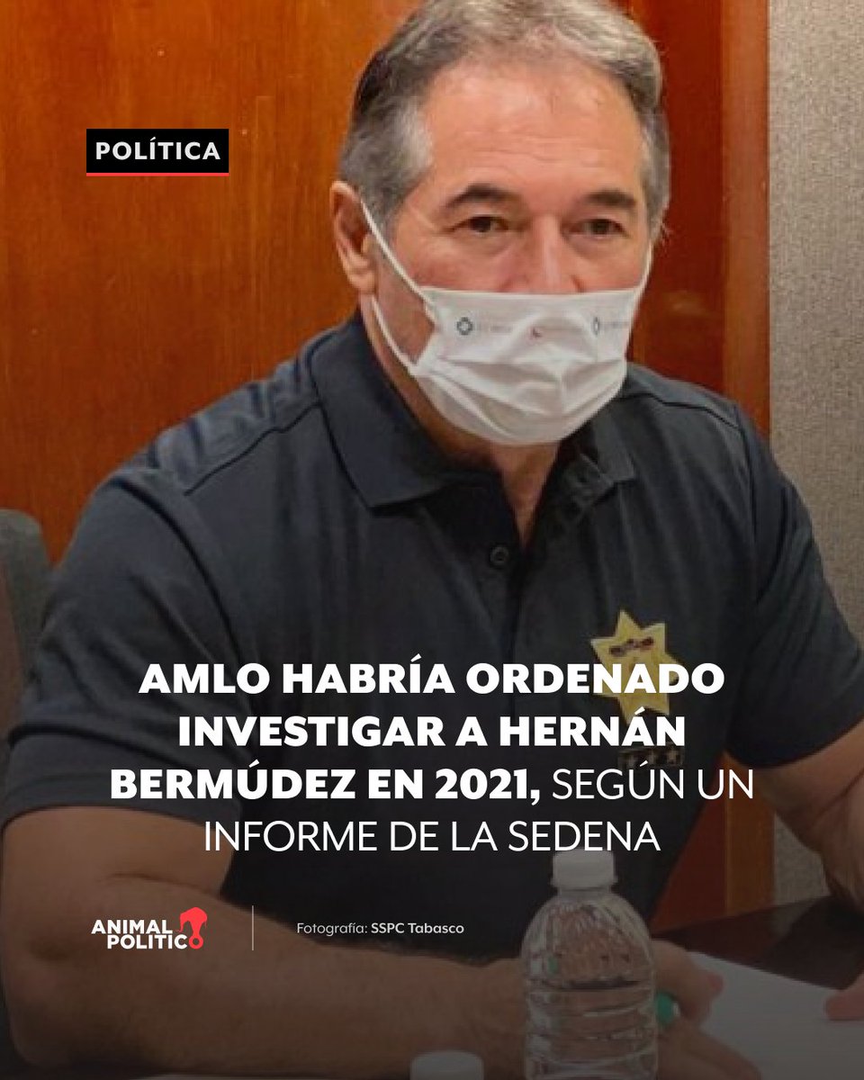 🚨 Informes hackeados de la Sedena revelan que AMLO habría ordenado investigar al jefe de Seguridad de Tabasco en 2021, ligado al crimen organizado.

Una investigación de <a href="/quintoelab/">Quinto Elemento Lab</a> 

👉buff.ly/LBtTnCu