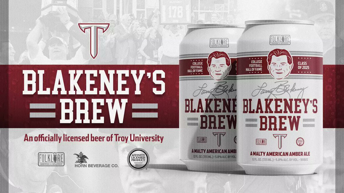 TroyAthletics's tweet image. 𝙏𝙧𝙤𝙮 𝘼𝙩𝙝𝙡𝙚𝙩𝙞𝙘𝙨 𝘼𝙣𝙣𝙤𝙪𝙣𝙘𝙚𝙨 𝘼𝙙𝙙𝙞𝙩𝙞𝙤𝙣 𝙤𝙛 "𝘽𝙡𝙖𝙠𝙚𝙣𝙚𝙮’𝙨 𝘽𝙧𝙚𝙬" 𝙩𝙤 𝙊𝙛𝙛𝙞𝙘𝙞𝙖𝙡𝙡𝙮 𝙇𝙞𝙘𝙚𝙣𝙨𝙚𝙙 𝘽𝙚𝙚𝙧 𝙇𝙞𝙣𝙚𝙪𝙥
Troy Athletics, in partnership with longtime supporter Horn Beverage and Folklore Brewing and Meadery, is proud to…