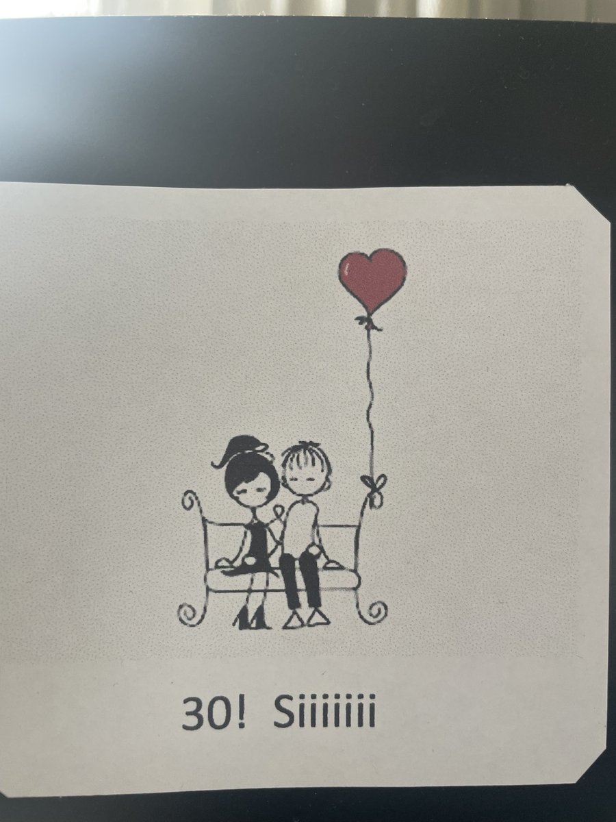 lauraasappy's tweet image. mi mamá le regaló este sticker a mi papá en su aniversario 30 jsajsjsjsssjsjsjssjsjsjsa