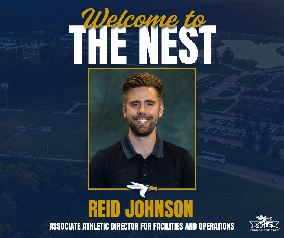 Please join us in welcoming the newest addition to the Eagle Athletics staff—Reid Johnson!

Reid joins us as the new Associate AD for Facilities and Operations. He joins us from the Univ. of St. Thomas, where he was the Director of Football Operations and Recruiting. #SoarEagles