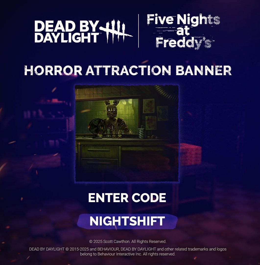 AnotherPlanetTV's tweet image. Code NIGHTSHIFT for the Horror Attraction Animated Springtrap Banner!