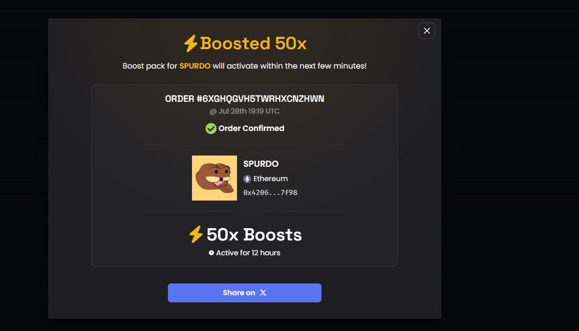 eth_spurdo's tweet image. boosted again for 24 hours dexscreener.com/ethereum/0xe1a…