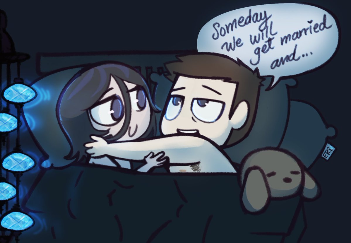 CurvyBuns's tweet image. Chibi premarital sex pillow talk.
#ClinicalTrialgame