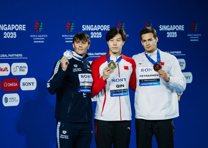 SwimmingWorld's tweet image. World Championships: First Medal ‘Very Emotional’ for Kyrgyzstan’s Denis Petrashov - is.gd/WUpkQo