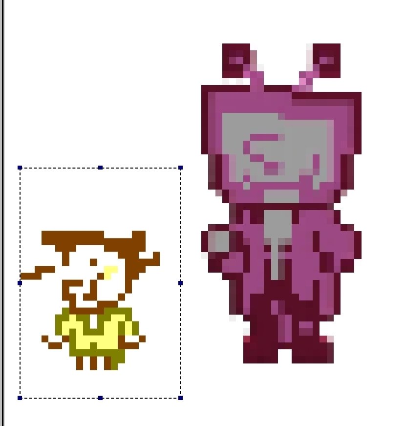 ectoMind's tweet image. made a game sprite for him for fun ignore tenna #deltarune #spamton