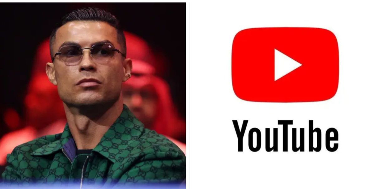 Cristiano Ronaldo's YouTube channel has surged past global music stars in under a year.
Cristiano Ronaldo -76.2M subscribers. 🐐
Justin Bieber -75.9M subscribers.
Taylor swift - 61.2M subscribers.