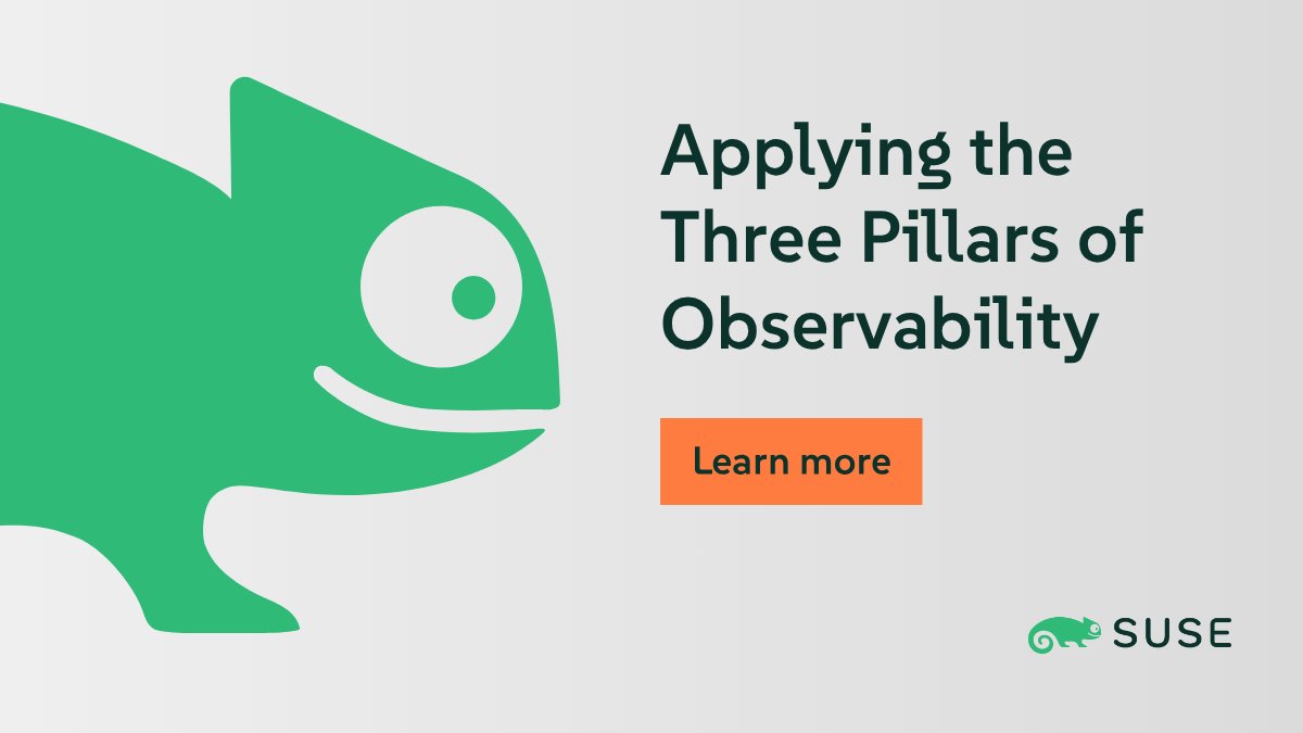 SUSE's tweet image. In distributed IT, #SUSE breaks down how ✅metrics✅ logs ✅ traces unlock speed & insight. Whether it’s #Kubernetes or #HybridCloud, this guide shows how to correlate telemetry with precision.
Read the whitepaper: okt.to/fGMSXa