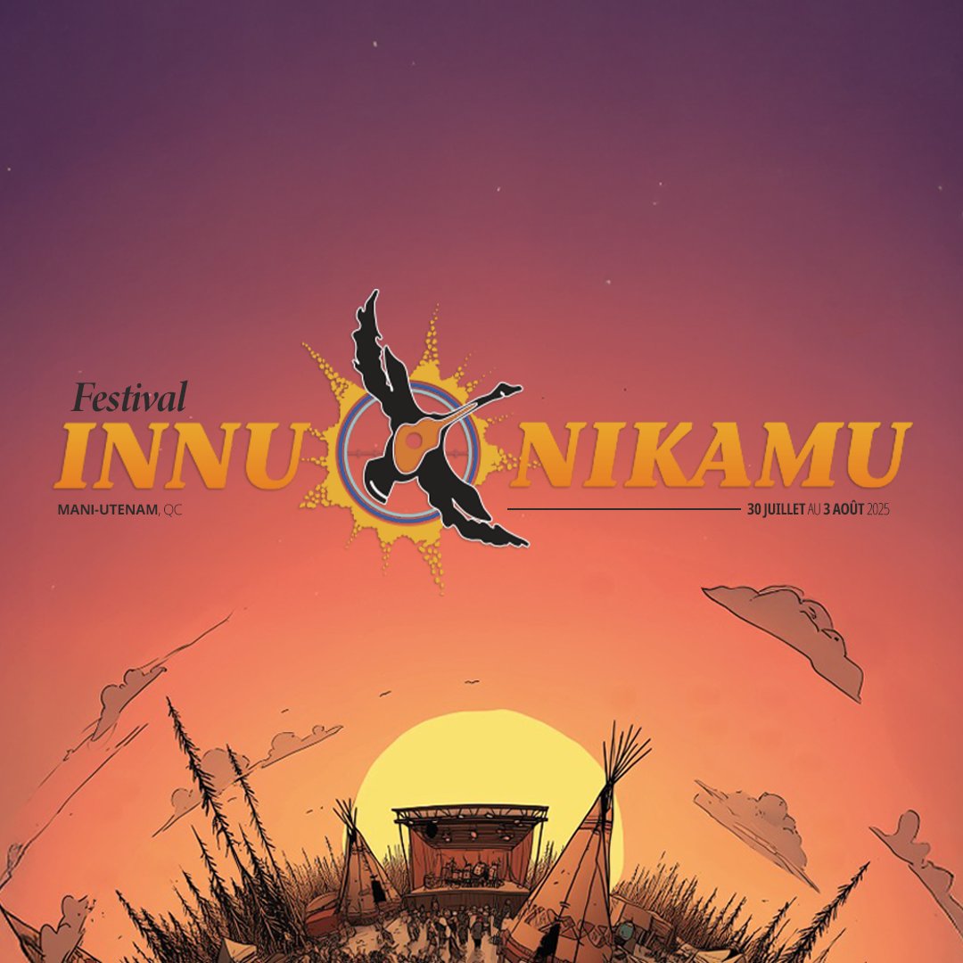 Portail linguistique du Canada (@nos_langues) on Twitter photo Le festival #InnuNikamu, à Mani-utenam (Sept-Îles, au Québec), vous convie du 30 juillet au 3 août à une fête de partage des cultures des #PremièresNations! Un rendez-vous familial au rythme de la musique #autochtone et allochtone! <a href="/InnuNikamu/">Festival Innu Nikamu</a> innunikamu.ca Le festival #InnuNikamu, à Mani-utenam (Sept-Îles, au Québec), vous convie du 30 juillet au 3 août à une fête de partage des cultures des #PremièresNations! Un rendez-vous familial au rythme de la musique #autochtone et allochtone! <a href="/InnuNikamu/">Festival Innu Nikamu</a> innunikamu.ca