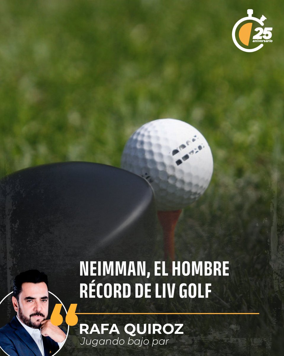 #JugandoBajoPar | "En 2017, Joaquín Neimman llegó a ser el golfista amateur número uno del mundo y en 2018 ganó el Latín América Amateur Championship, lo que le dio el boleto de entrada a Augusta National"
bit.ly/3IPk5Z5
La columna de <a href="/WIPAQ/">RAFA QUIROZ</a>
