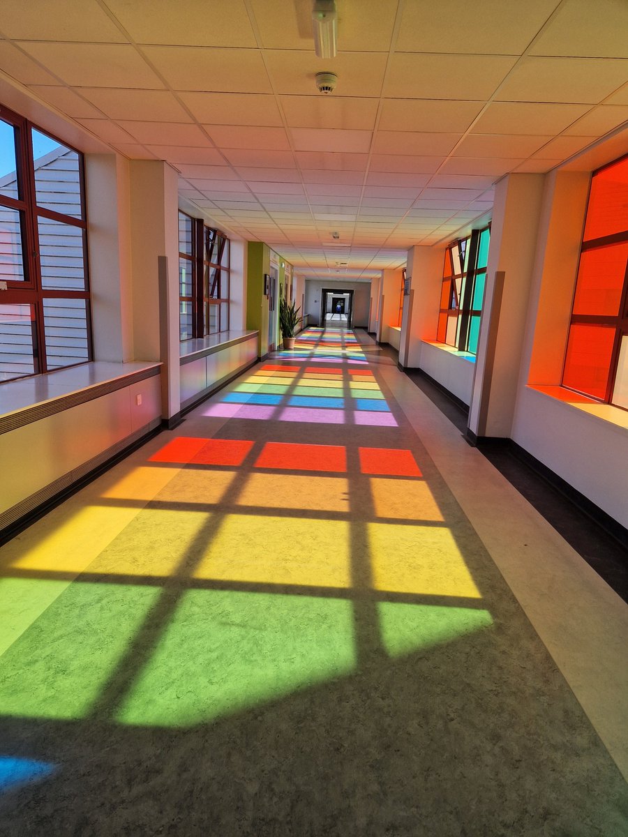 Amid the stress of hospital corridors, the bright colours in the hallway caught my eye. Someone, somewhere, thought carefully about making this space feel less heavy — more hopeful.

Im grateful for those who put love into environments. 🙏