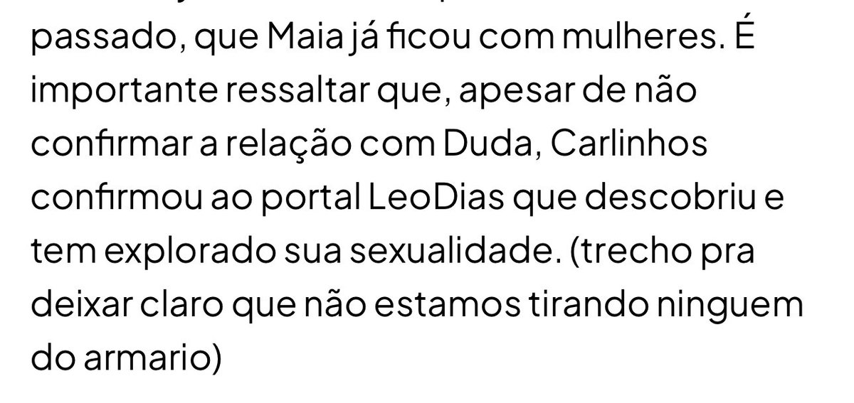 eucecilialimap's tweet image. Pra quem ta achando que é fic o Carlinhos confirmou a bissexualidade pro Leo Dias